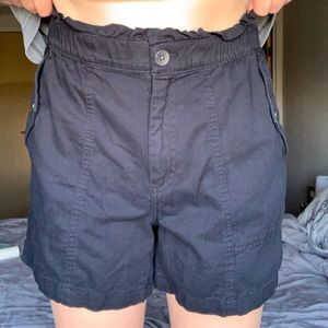 High-Waisted Utility Shorts